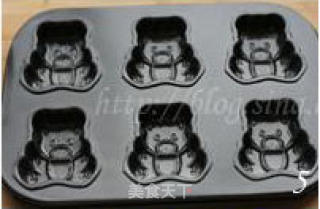 香橙熊仔蛋糕的做法步骤：3