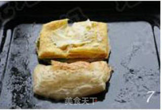 培根蛋法风烧饼的做法步骤：2