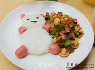 牛肉鲜蔬烩饭的做法步骤：5