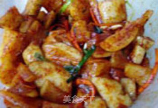 韩国泡菜萝卜的做法步骤：2