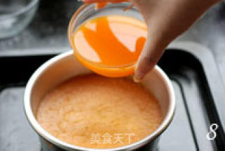 胡萝卜香橙冰蛋糕的做法步骤：3