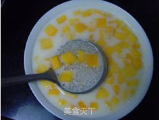 芒果椰汁西米露的做法步骤：2