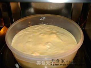 微波炉戚风蛋糕的做法步骤：3