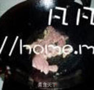 墨鱼炒肉的做法步骤：2