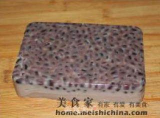 椰奶红豆糕的做法步骤：4