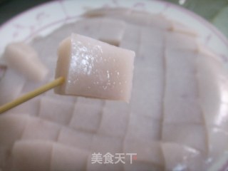 在家自制凉粉+韭菜炒凉粉的做法步骤：3