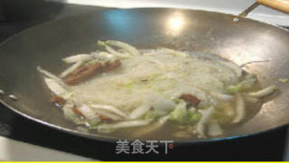 回锅肉大白菜米粉的做法步骤：3