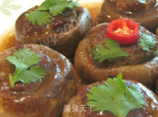 香肠肉镶蘑菇的做法步骤：5