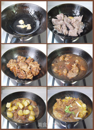 简单吃出美味来——小土豆烧排骨的做法步骤：2