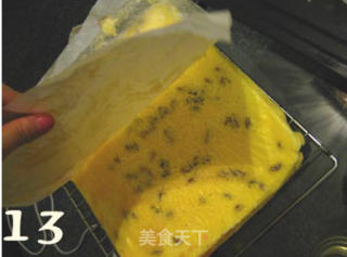 戚风蛋糕卷的做法步骤：2