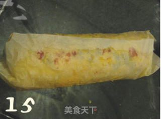 戚风蛋糕卷的做法步骤：2