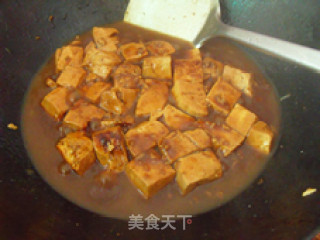 肉酱烧豆腐的做法步骤：3