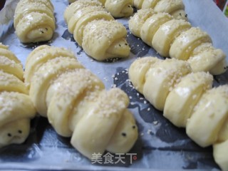 毛毛虫面包的做法步骤：4