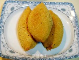 烤玉米面橄榄馅饼的做法步骤：3