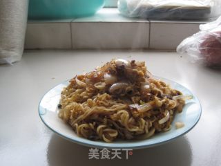 炒方便面的做法步骤：3