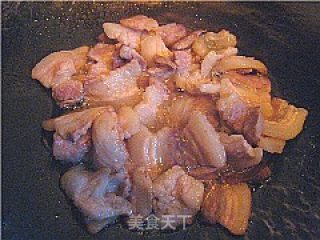 青椒炒肉的做法步骤：2