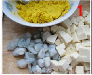 蟹黄豆腐的做法步骤：4