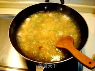 瑶柱豆腐羹的做法步骤：4