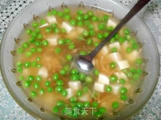 瑶柱豆腐羹的做法步骤：4