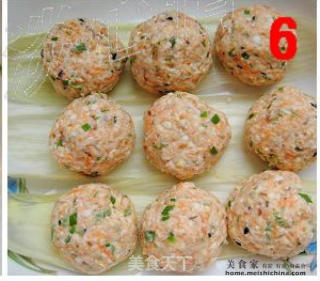糯玉米蔬菜团子的做法步骤：4
