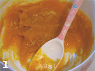 南瓜小饼的做法步骤：2
