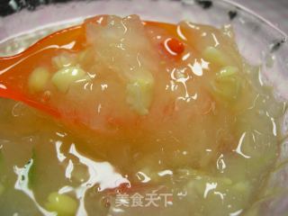 银耳水晶绿豆爽的做法步骤：2