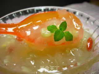 银耳水晶绿豆爽的做法步骤：2