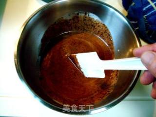 奶油黑巧克力全麦松糕的做法步骤：5