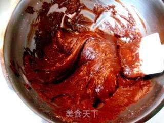 奶油黑巧克力全麦松糕的做法步骤：5