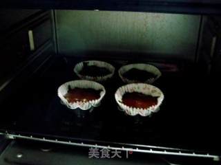 奶油黑巧克力全麦松糕的做法步骤：5