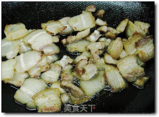 豉香葱煎肉的做法步骤：4