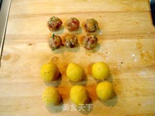 豆沙小葫芦、五仁小倭瓜的做法步骤：4