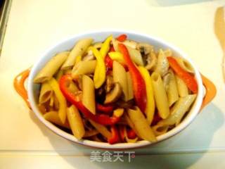 奶焗蘑菇通心粉的做法步骤：3
