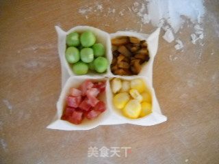 四喜蒸饺的做法步骤：2