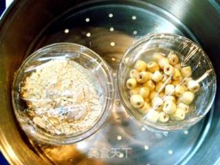 莲子绿豆拍糕的做法步骤：6