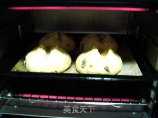观看世界杯制作━━“什锦果脯餐包”的做法步骤：7