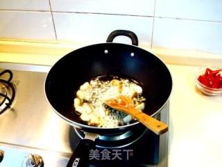 鲍汁蒜子烧茄盒的做法步骤：3
