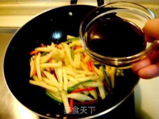 干煸薯条的做法步骤：4