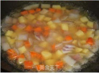 虾仁咖哩饭的做法步骤：7