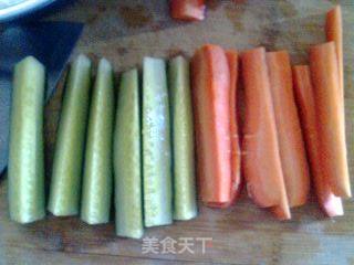 爽口寿司自己做的做法步骤：2