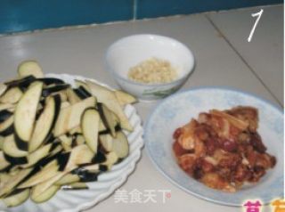 肉烧茄片的做法步骤：2