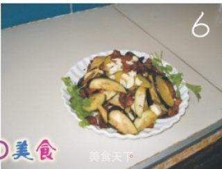 肉烧茄片的做法步骤：2