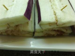 五色香煎茄片的做法步骤：2