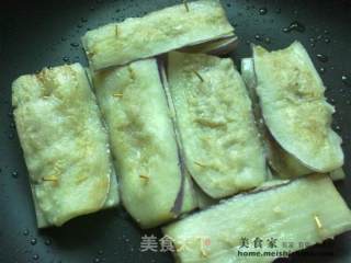 五色香煎茄片的做法步骤：2