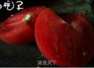 鸡蛋西红柿 = 西红柿的切法的做法步骤：4