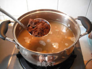 荷叶红薯绿豆沙的做法步骤：4
