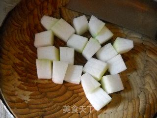 千张结笋干冬瓜煲的做法步骤：2