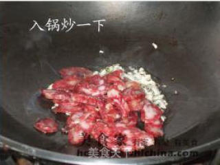 蒜香荷兰豆的做法步骤：2