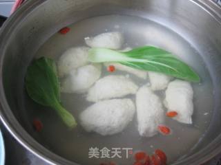 清汤翡翠白玉饺的做法步骤：2