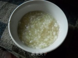 蜜豆冰蔬果糯米粥的做法步骤：4